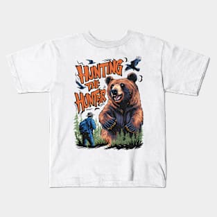 Funny Bear Hunting Kids T-Shirt